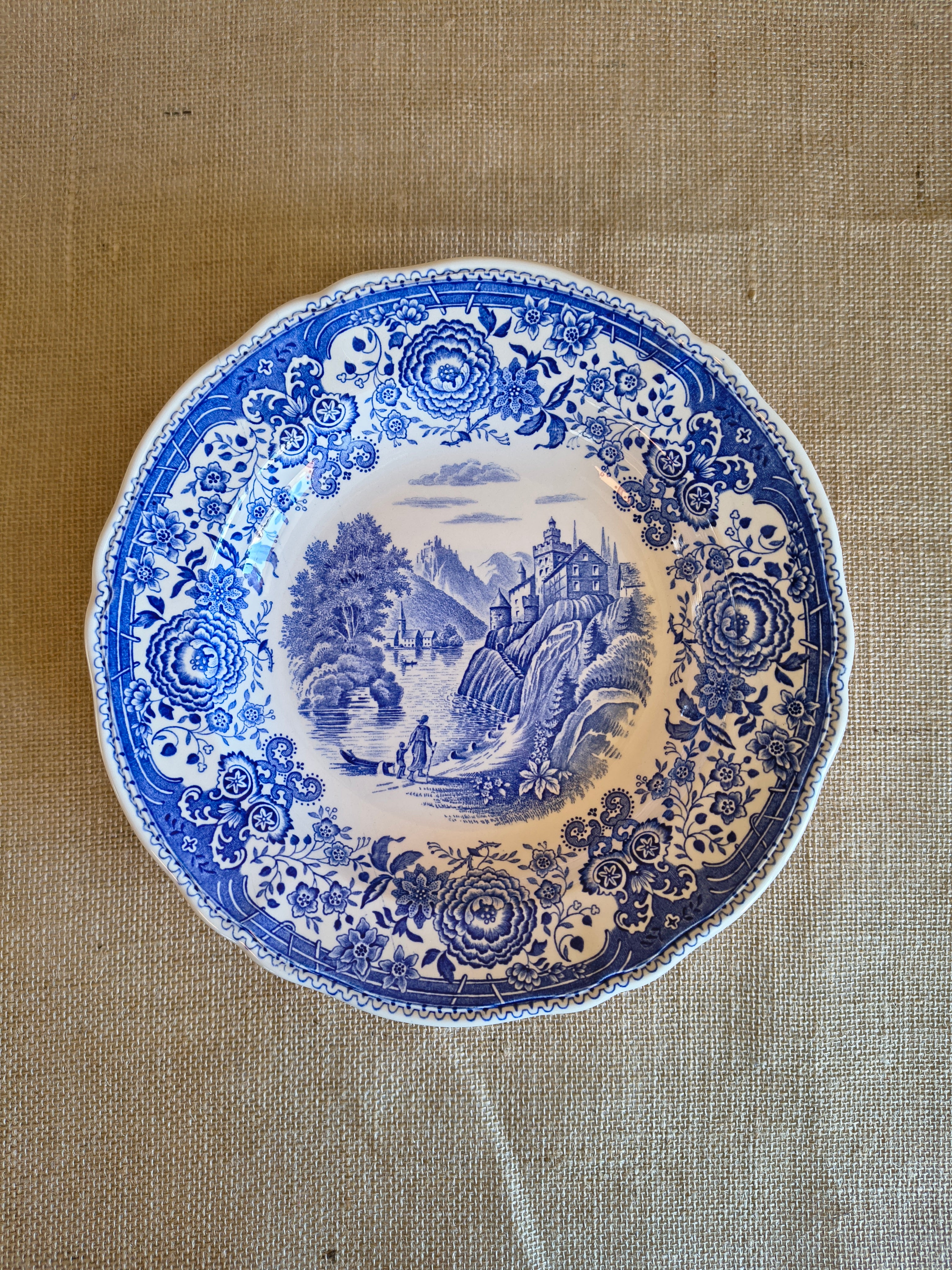 Assiette Villeroy & Boch Burgenland bleu