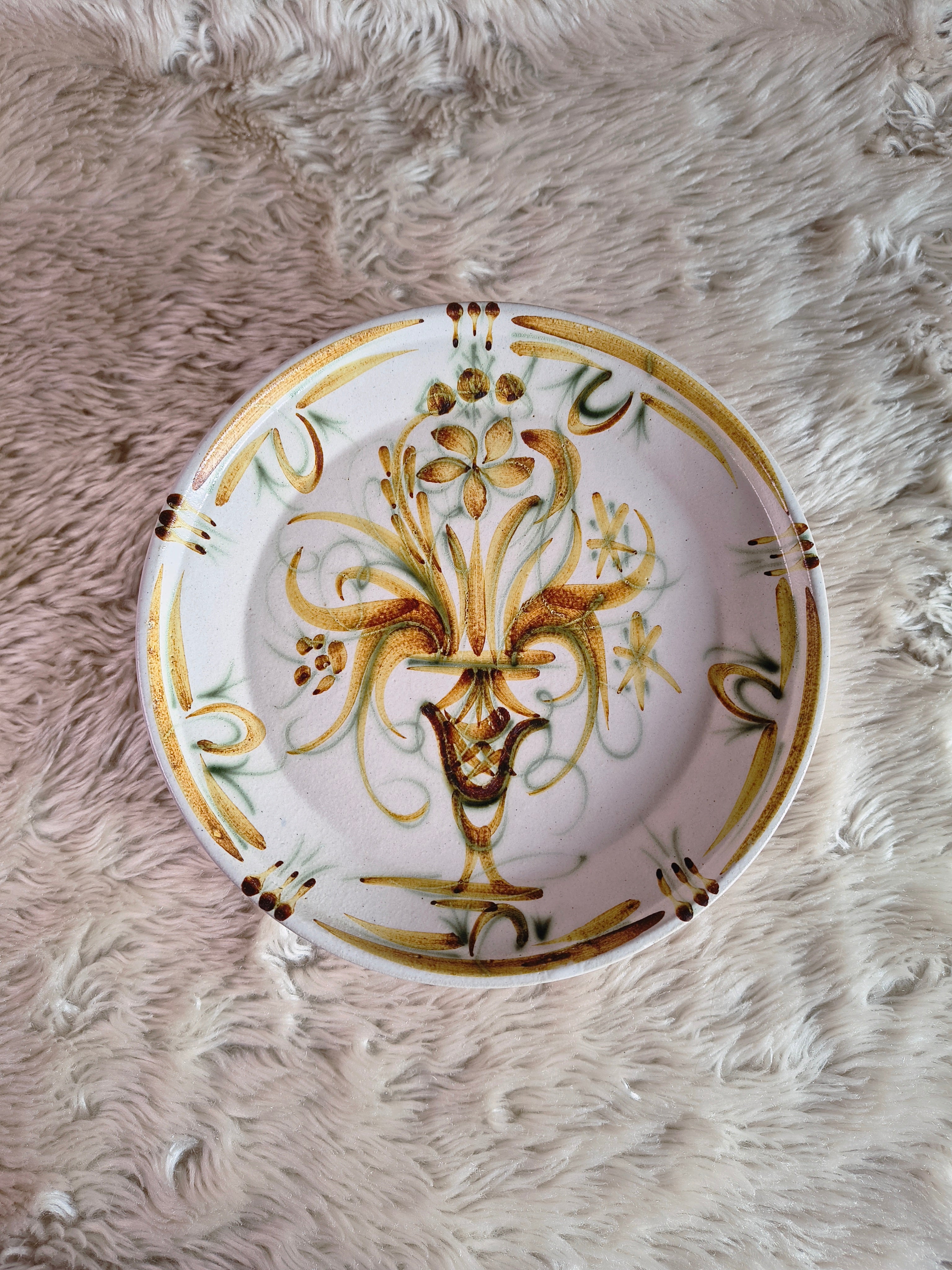 Assiette plate Kéraluc Renaissance