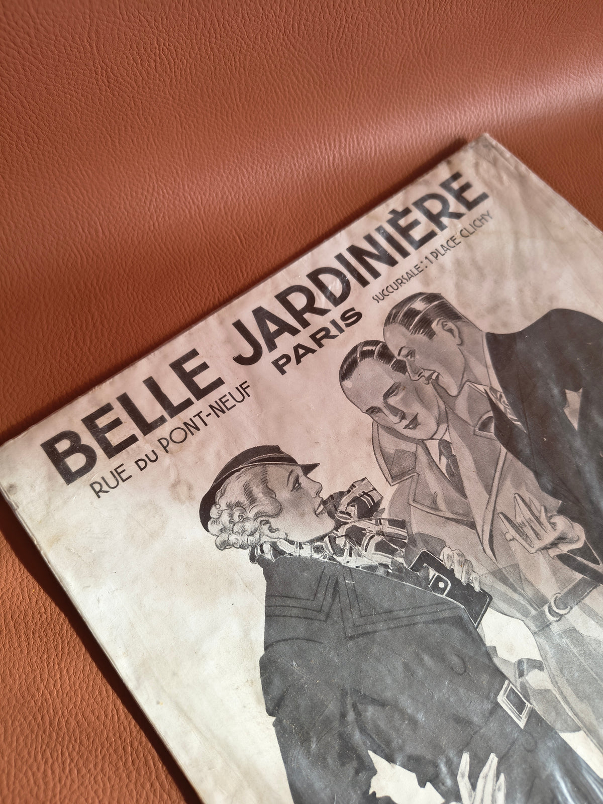 Affiche publicitaire Art Déco magasin La Belle Jardinière 