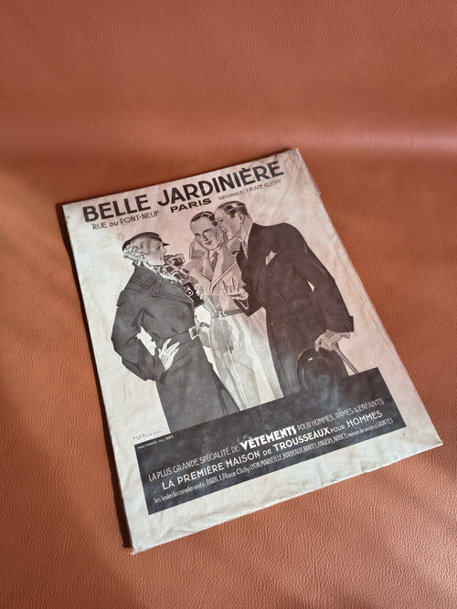 Affiche publicitaire Art Déco magasin La Belle Jardinière 
