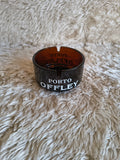 Cendrier en verre ambré Porto Offley