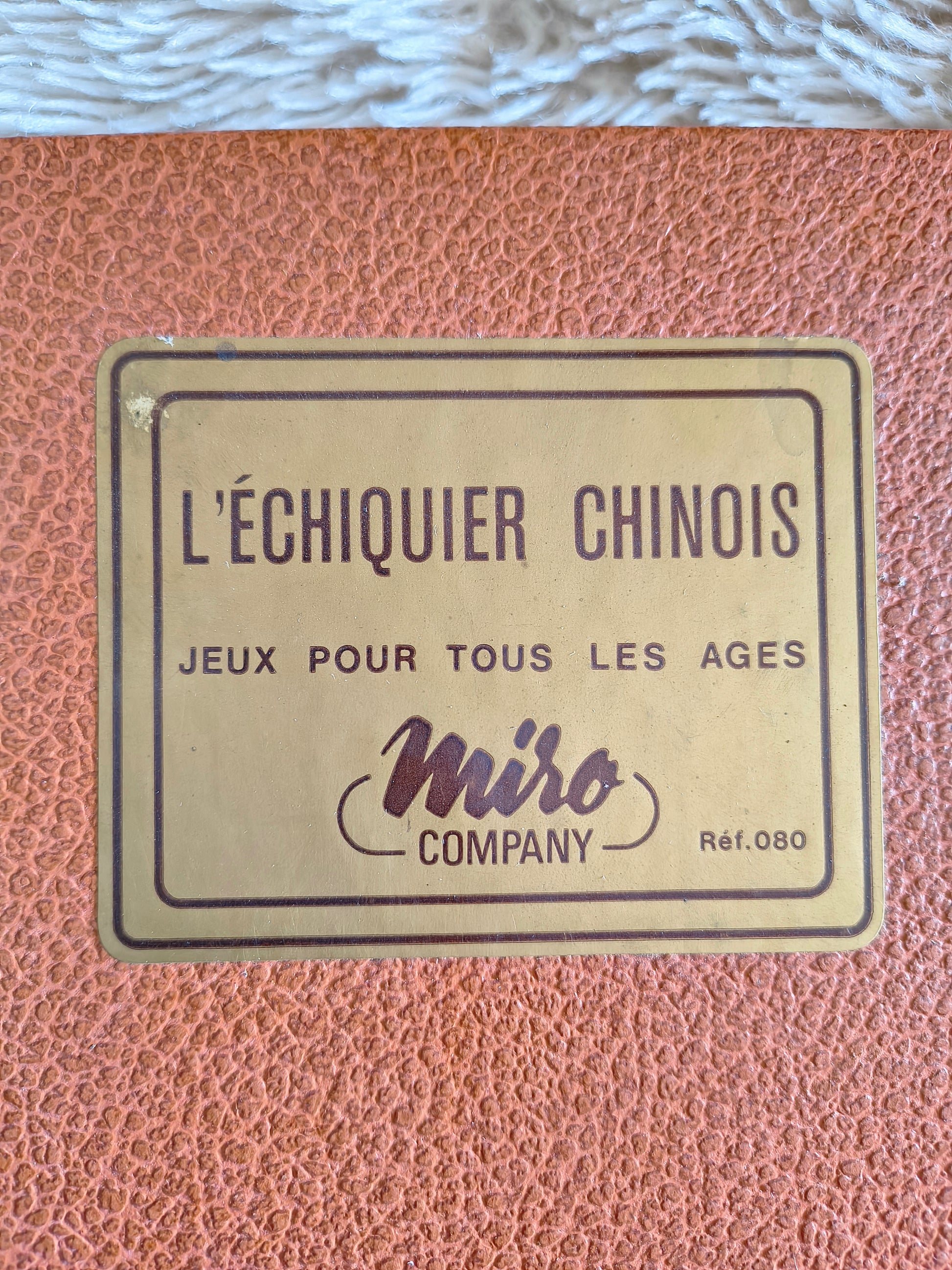 Jeu vintage 197 "L'échiquier chinois"