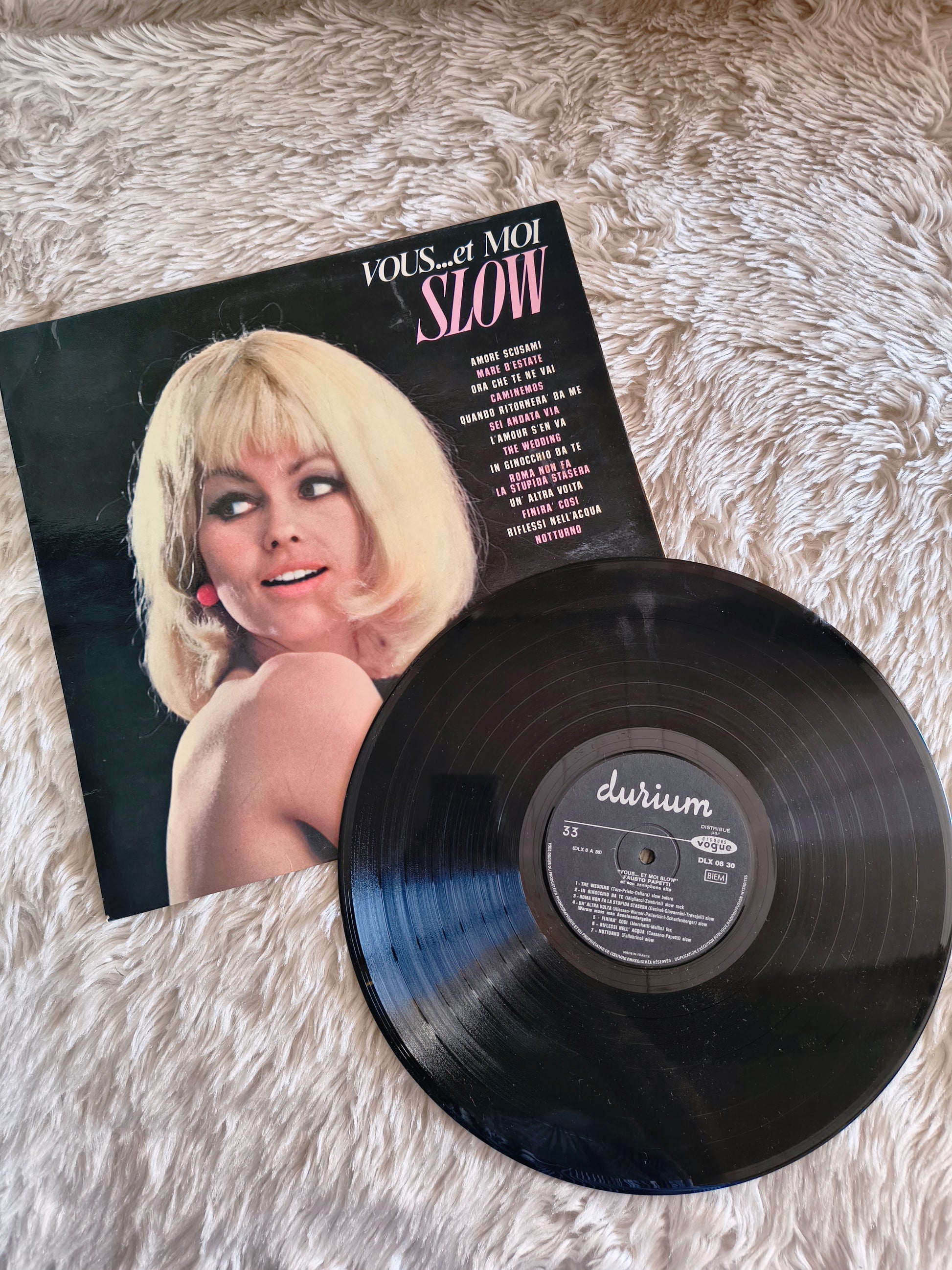 Vinyle 33T compilation slow Fausto Papetti