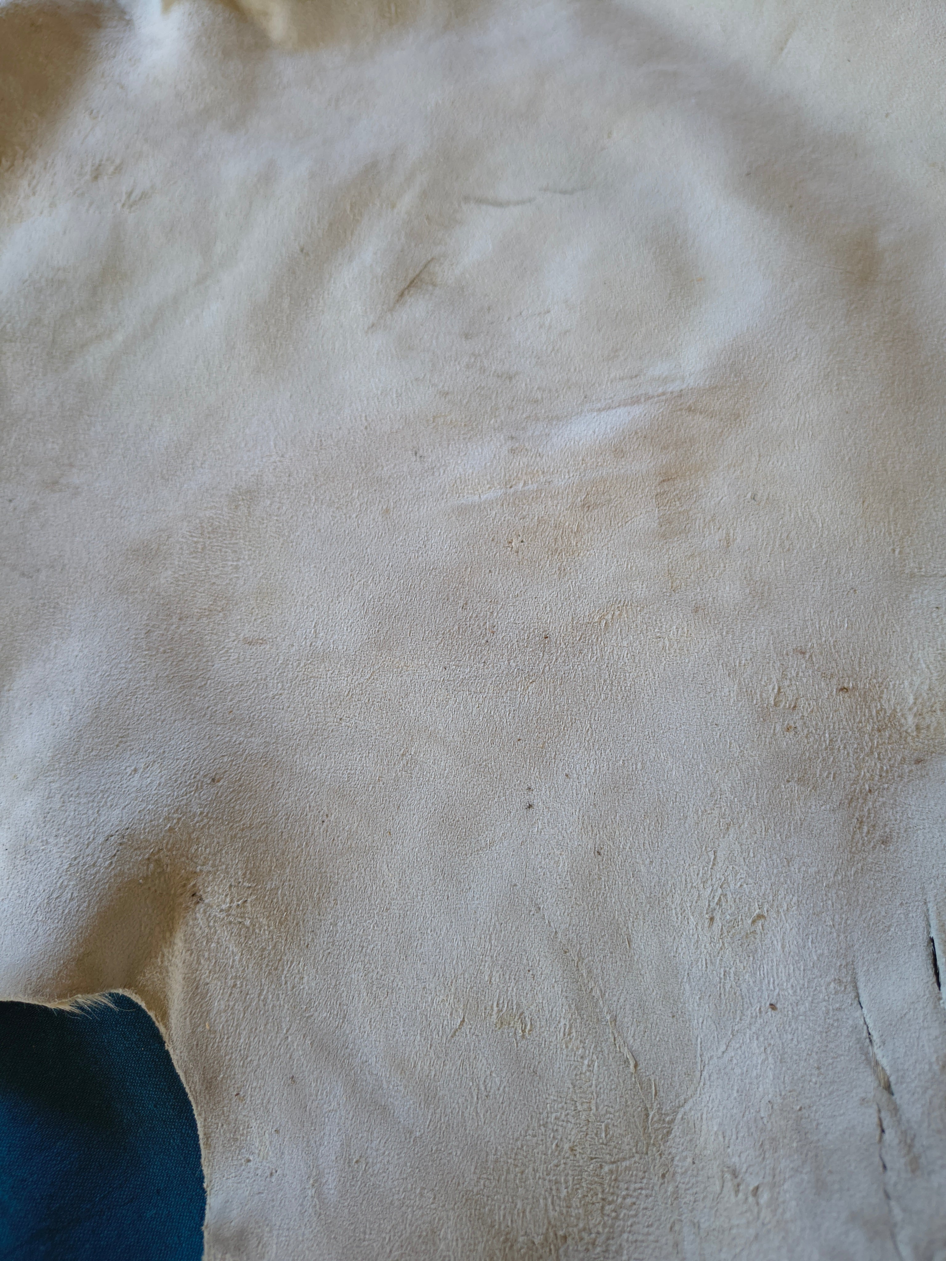 Petit tapis en peau de chevreau