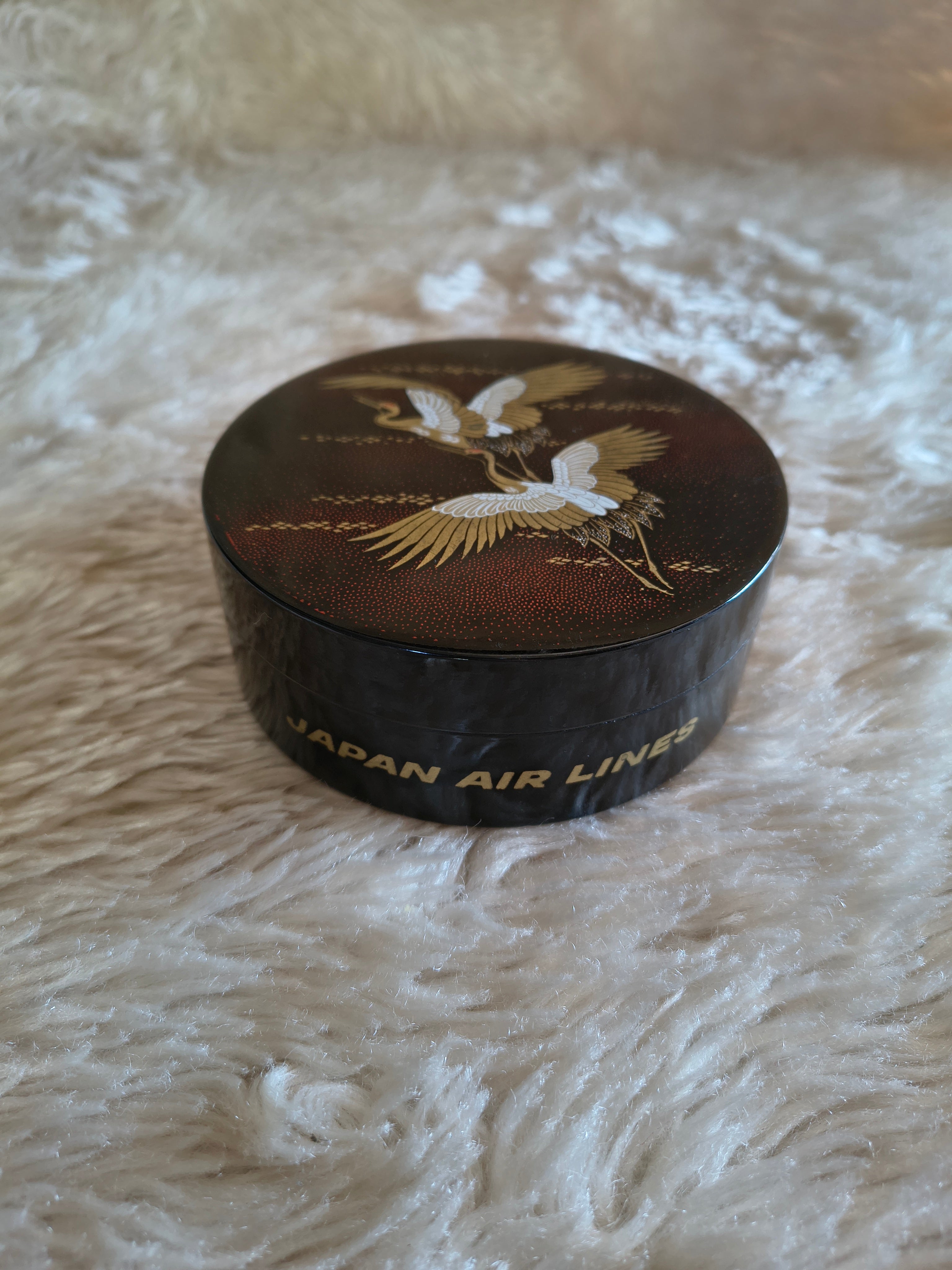Ensemble collector Japan Airlines dessous de verres et boite décor grues