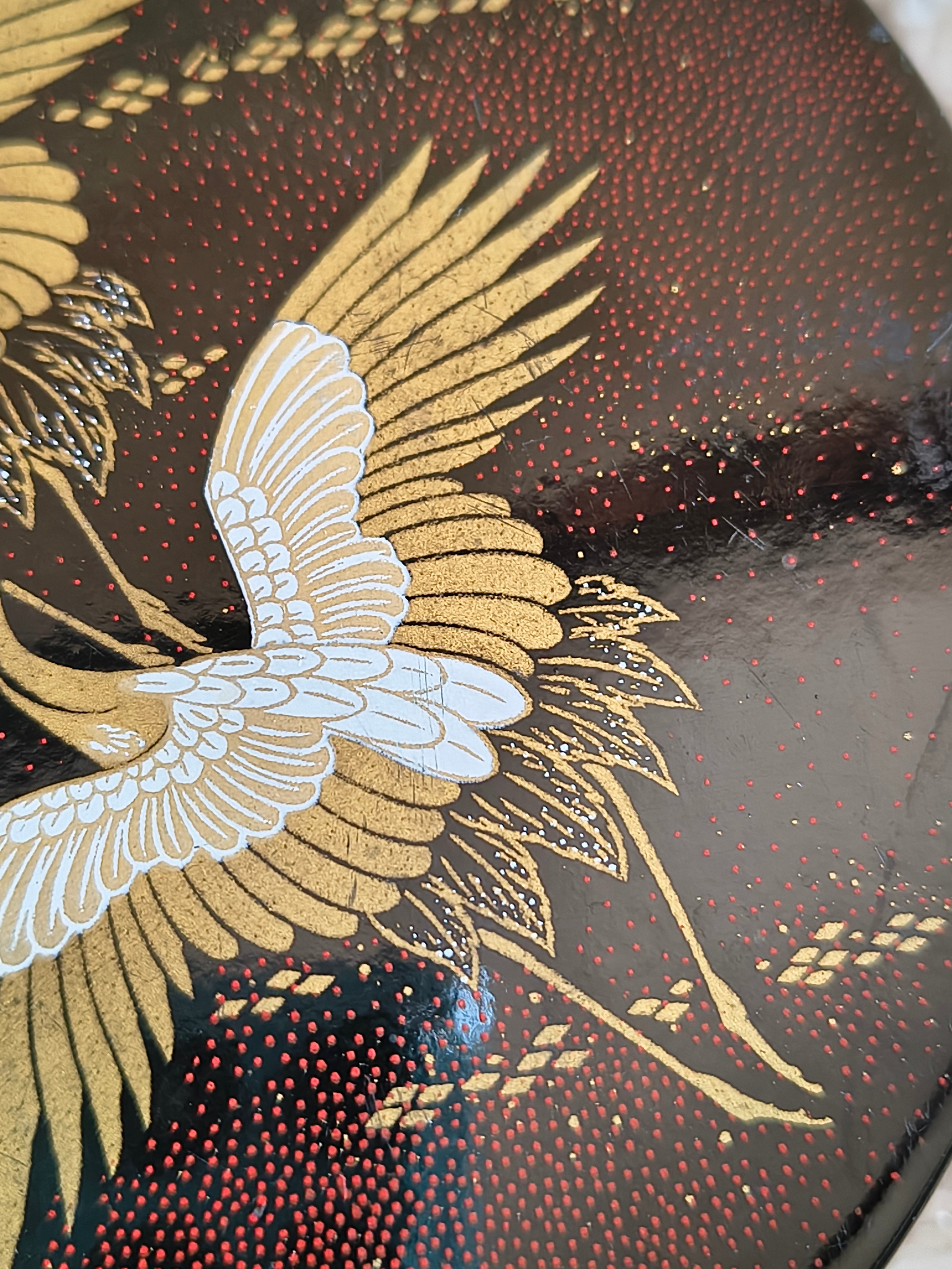 Ensemble collector Japan Airlines dessous de verres et boite décor grues