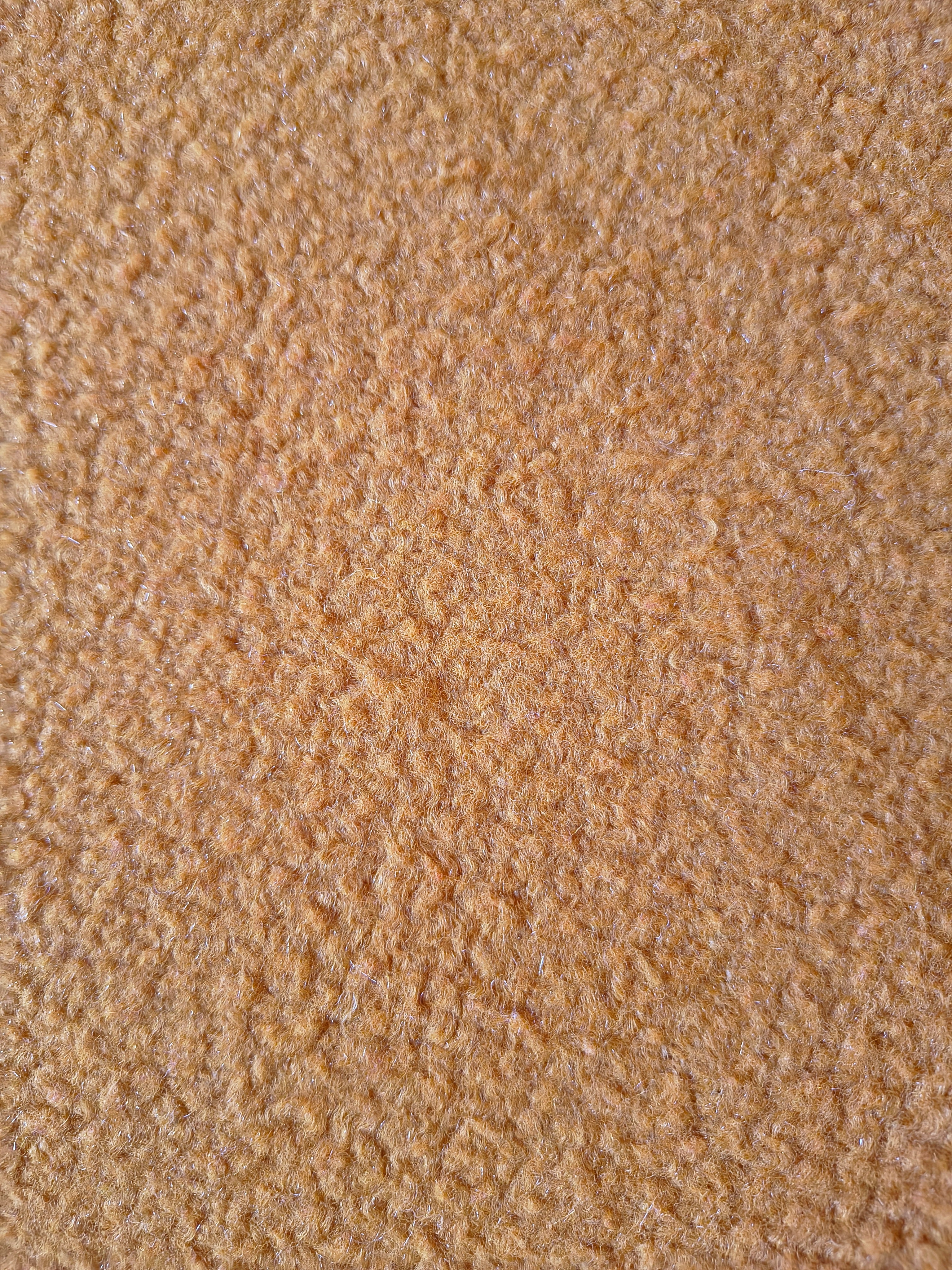 Couverture vintage 70's marguerite beige et marron