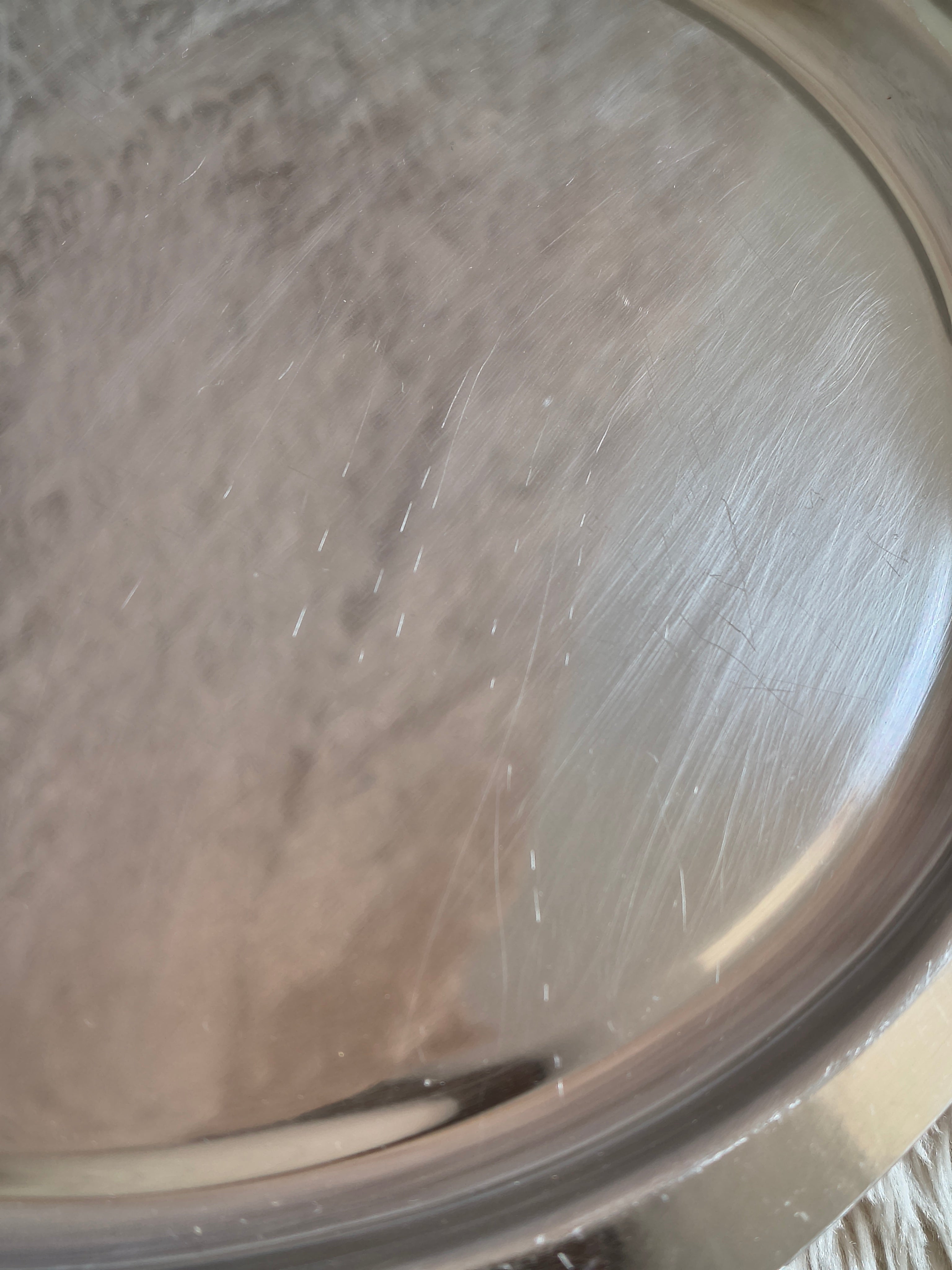 Plat de service kitsch en inox forme canard