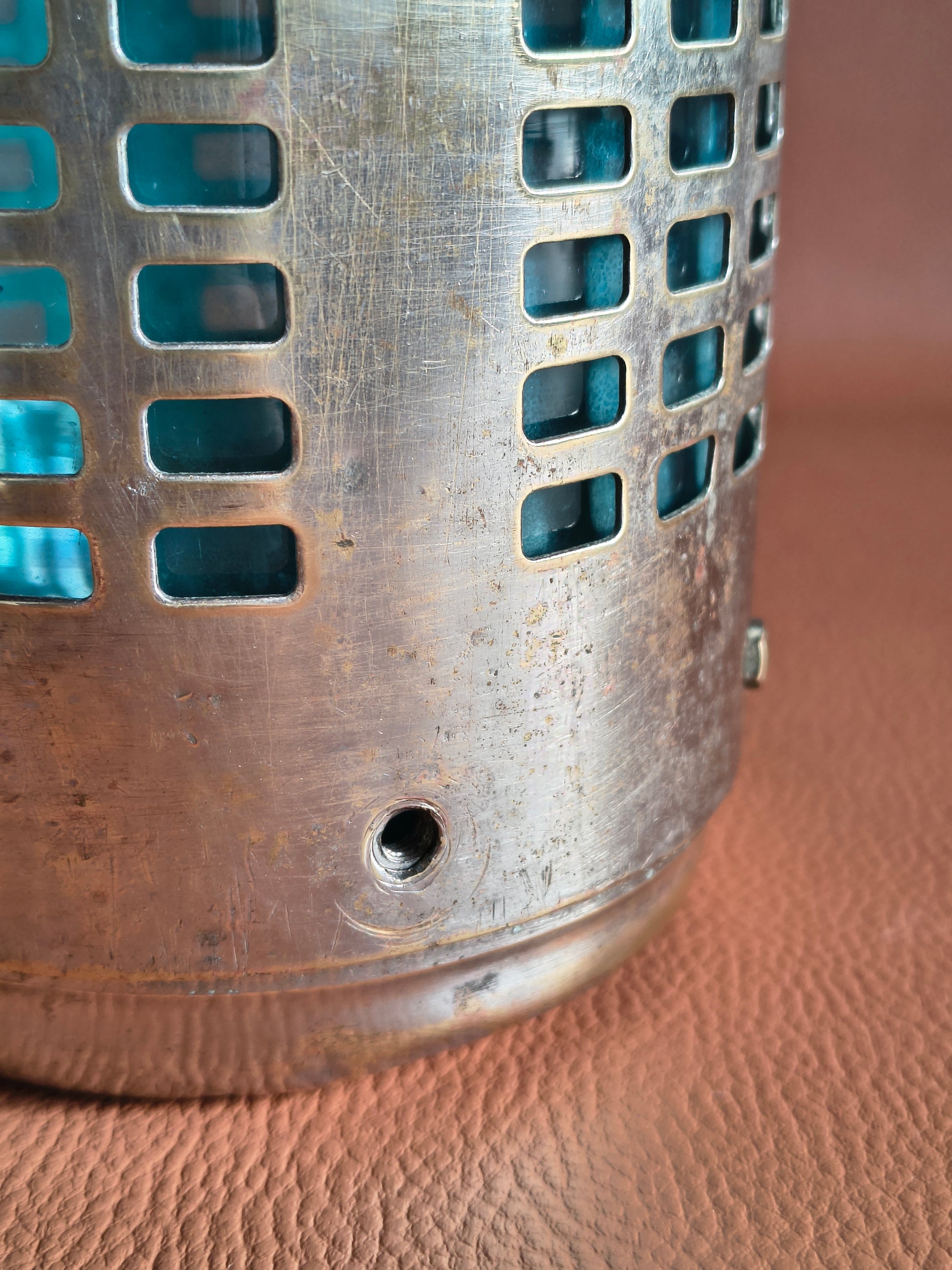 Siphon ancien cage d'acier marque Picon