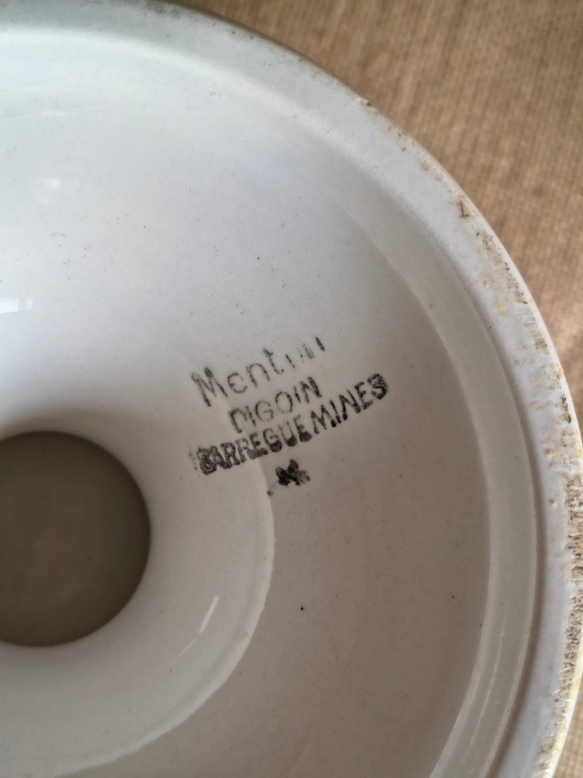 Compotier service Menton style Art Déco Digoin Sarreguemines