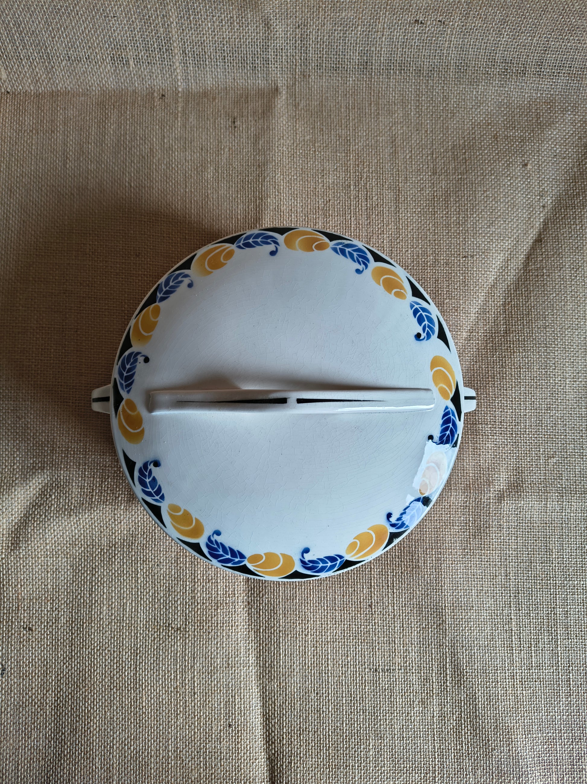 Légumier service Menton style Art Déco Digoin Sarreguemines