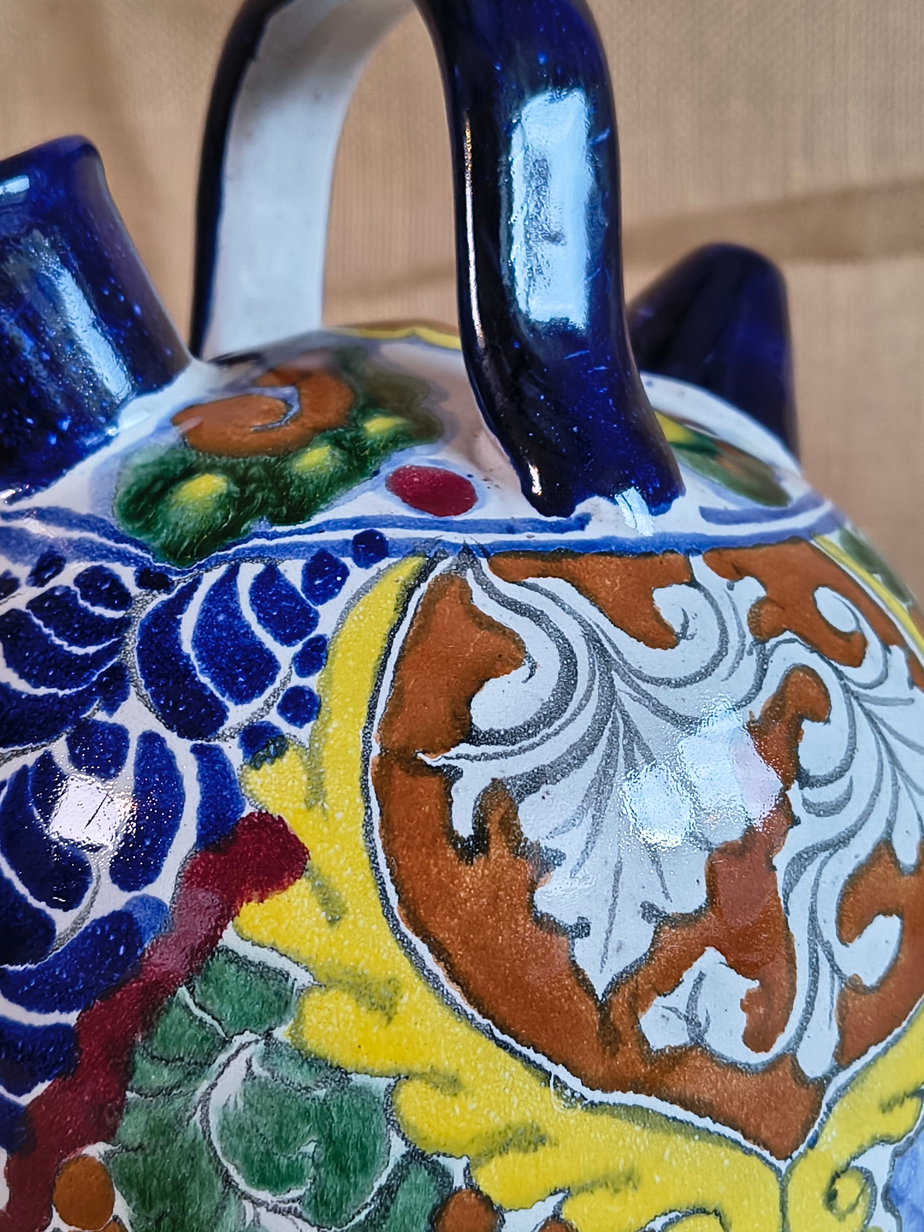 Rare cruche en céramique mexicaine