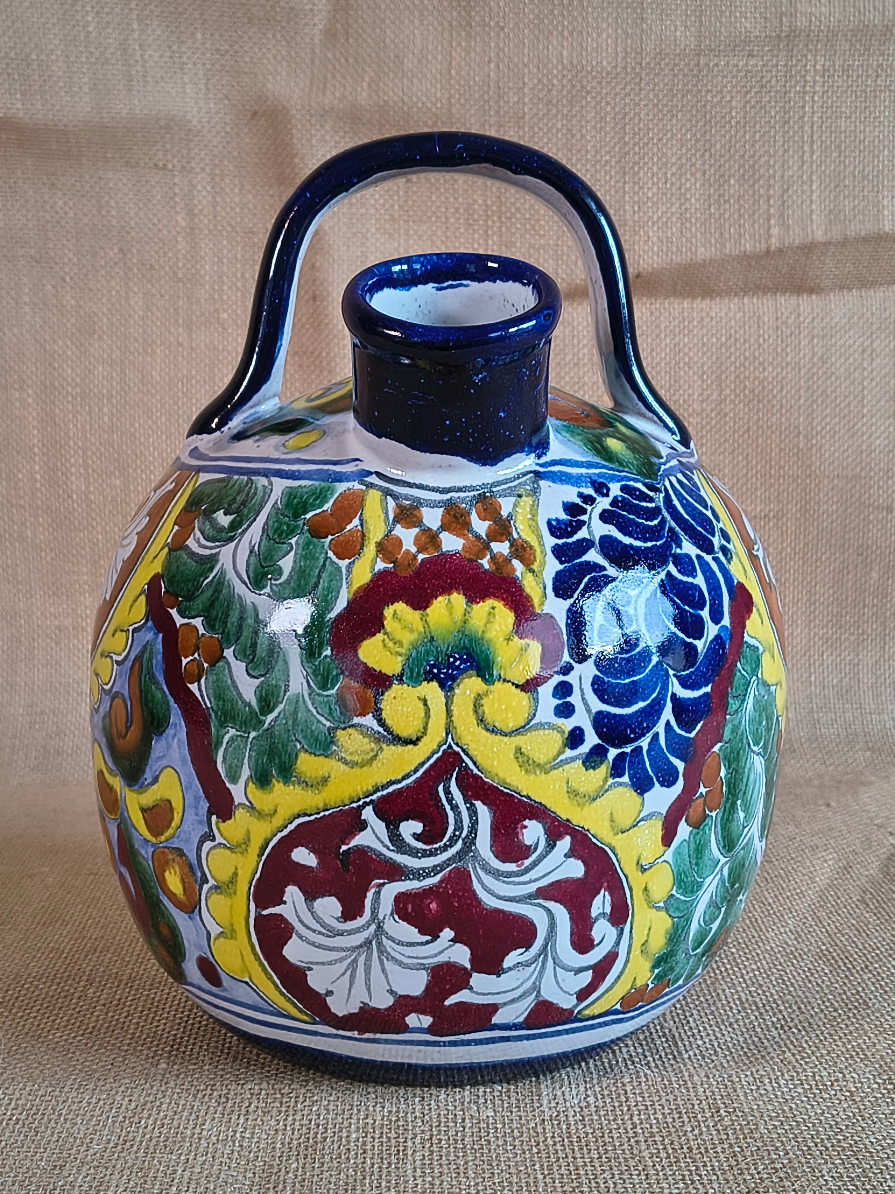Rare cruche en céramique mexicaine