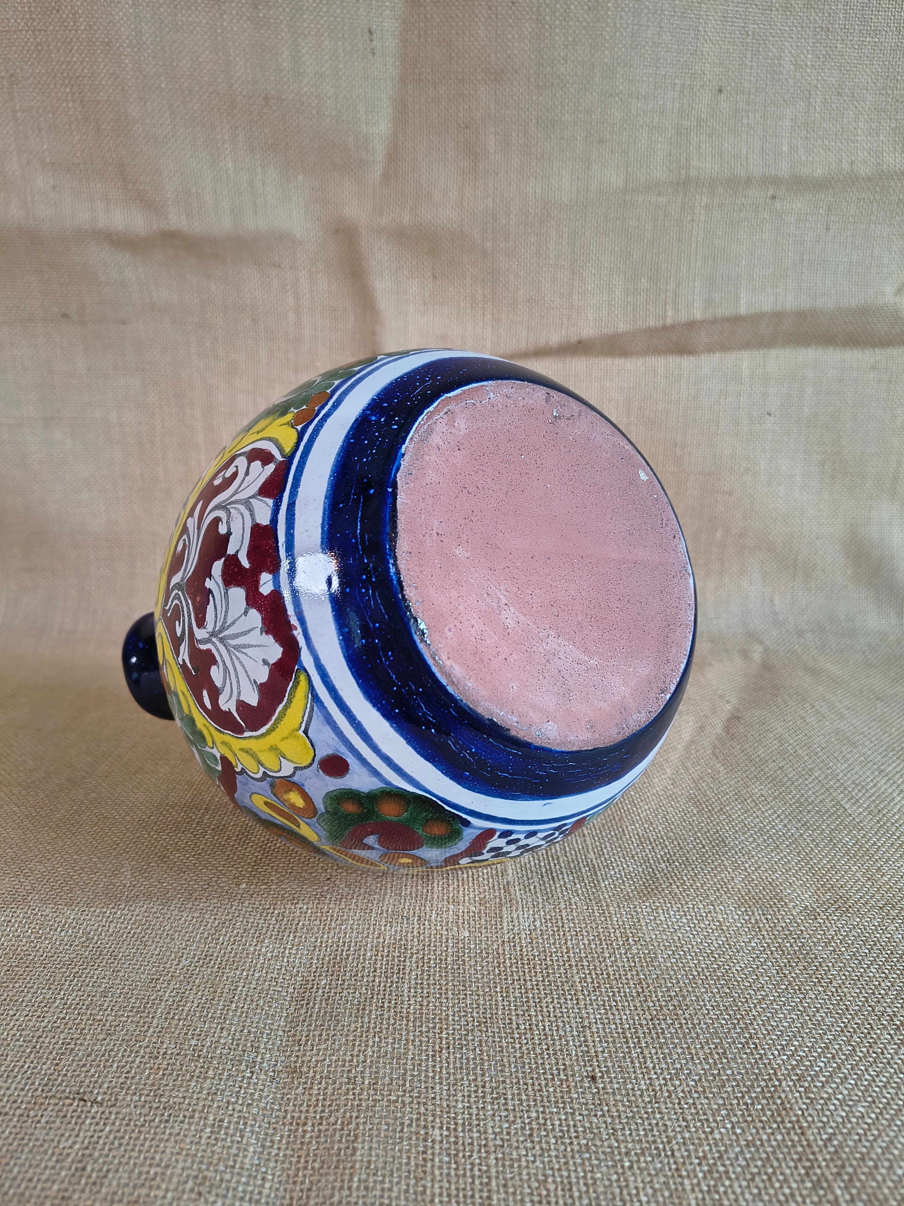 Rare cruche en céramique mexicaine
