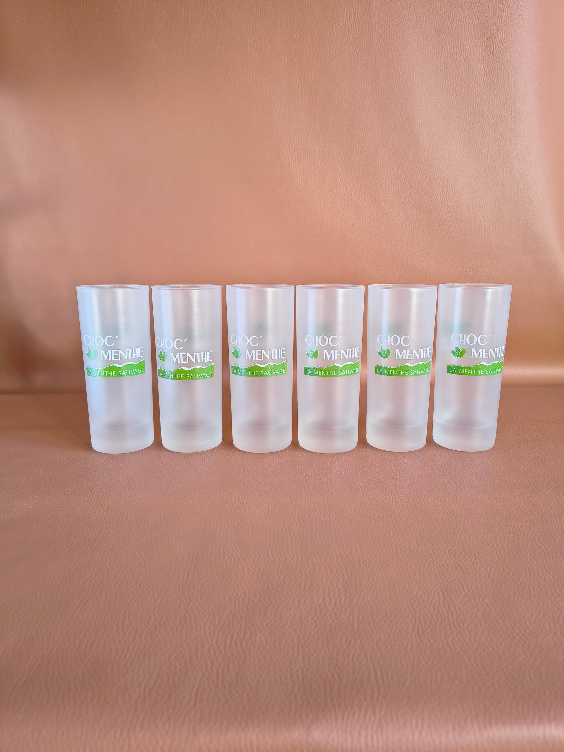 Verres vintage Rio / Choc'Menthe