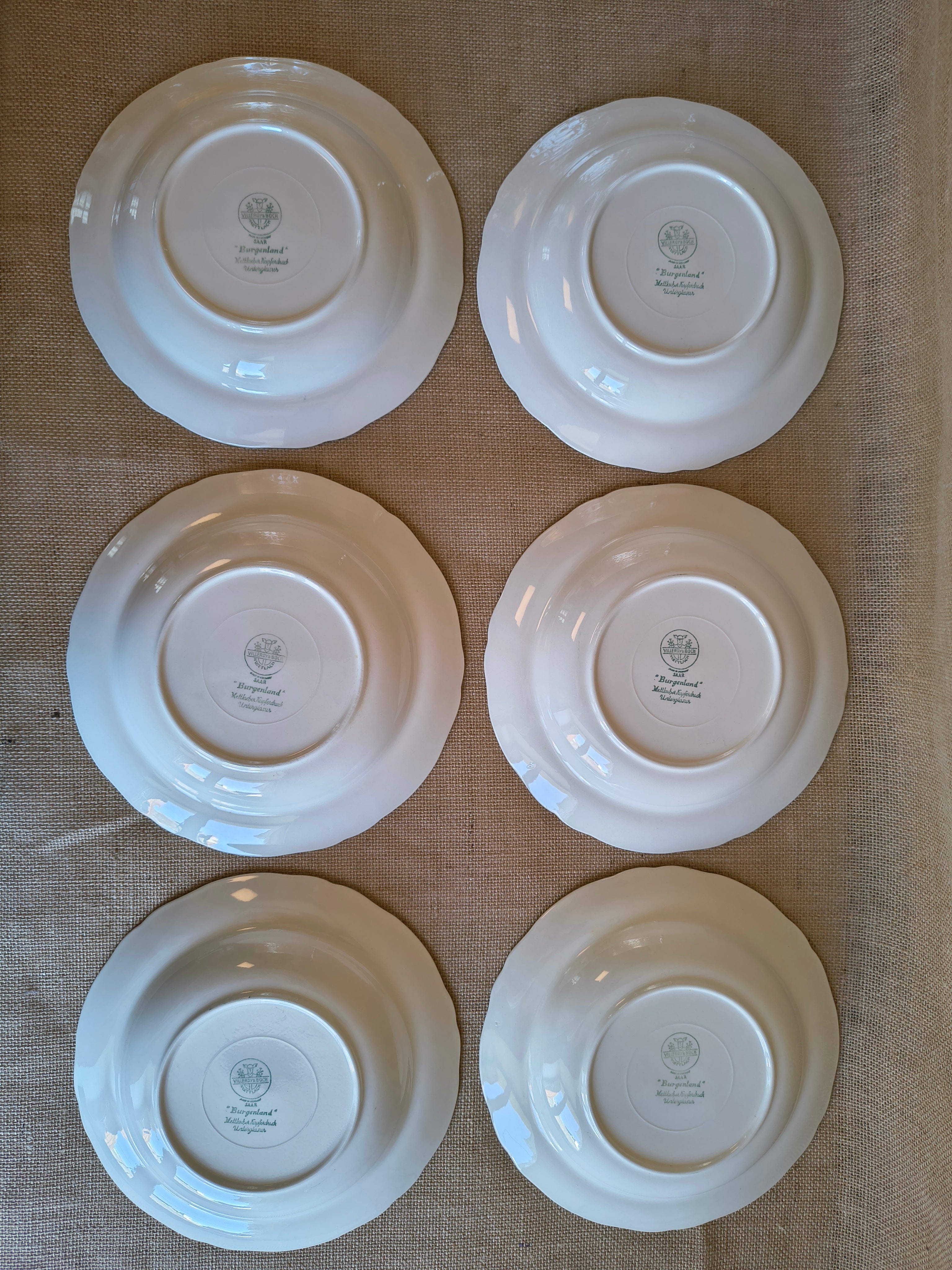 Assiettes creuses Villeroy & Boch Burgenland bleues