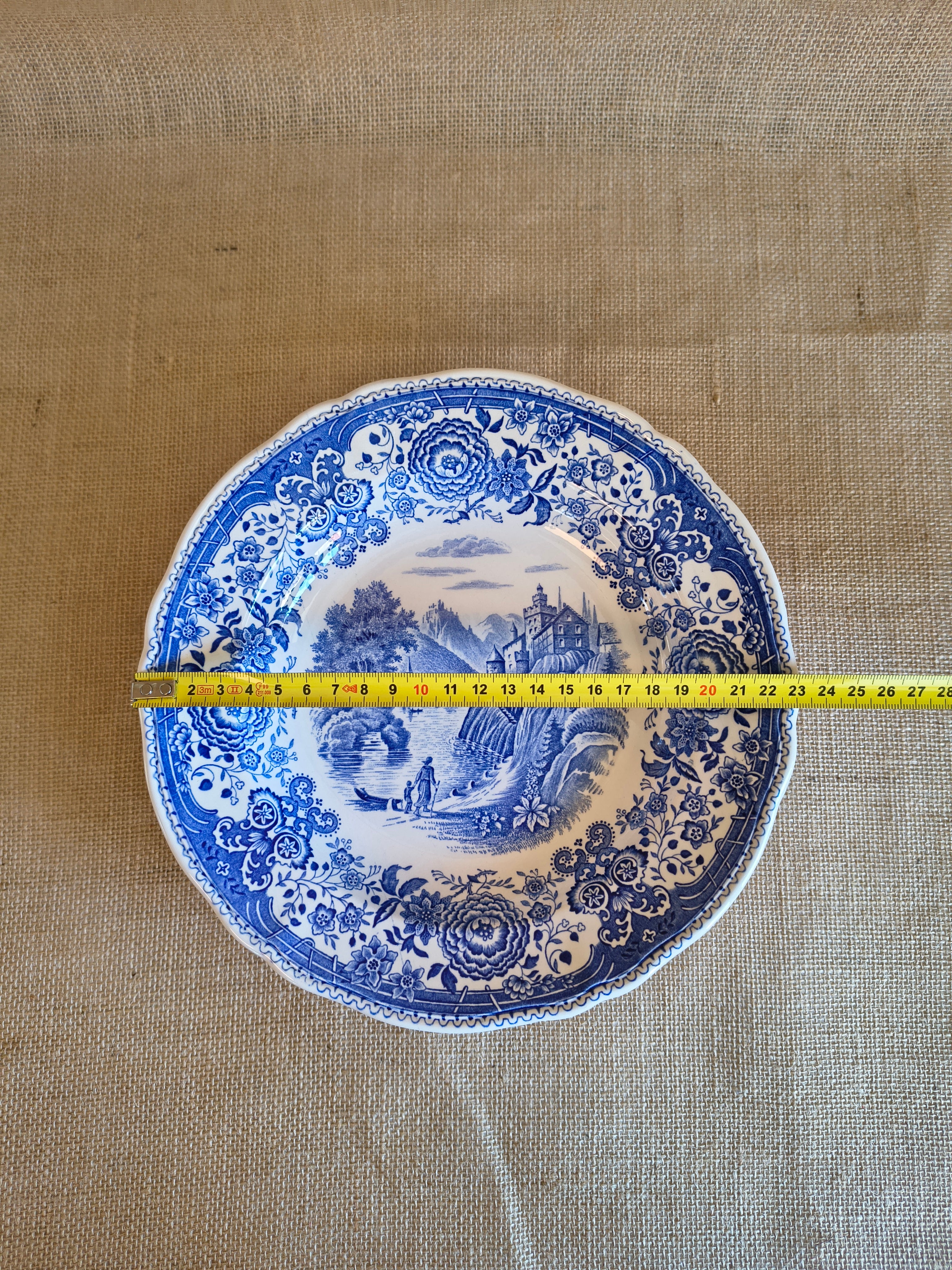 Assiettes creuses Villeroy & Boch Burgenland bleues
