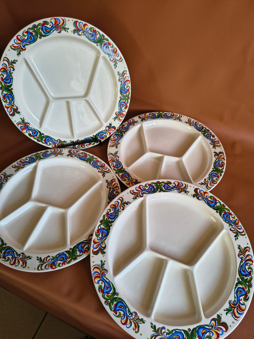 Assiettes à compartiments Villeroy & Boch Coq septfontaines