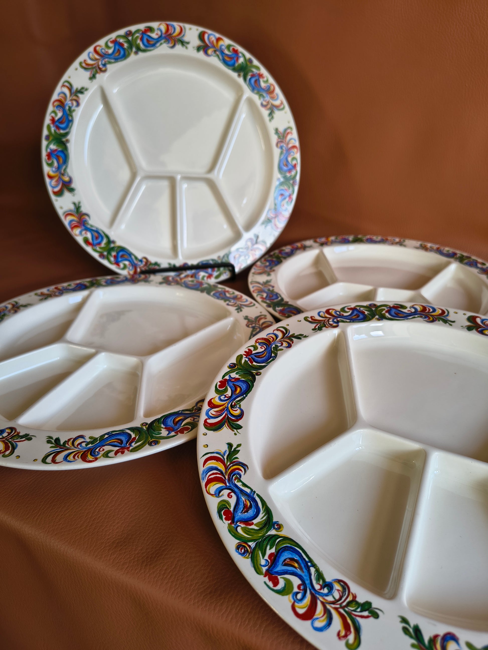 Assiettes à compartiments Villeroy & Boch Coq septfontaines