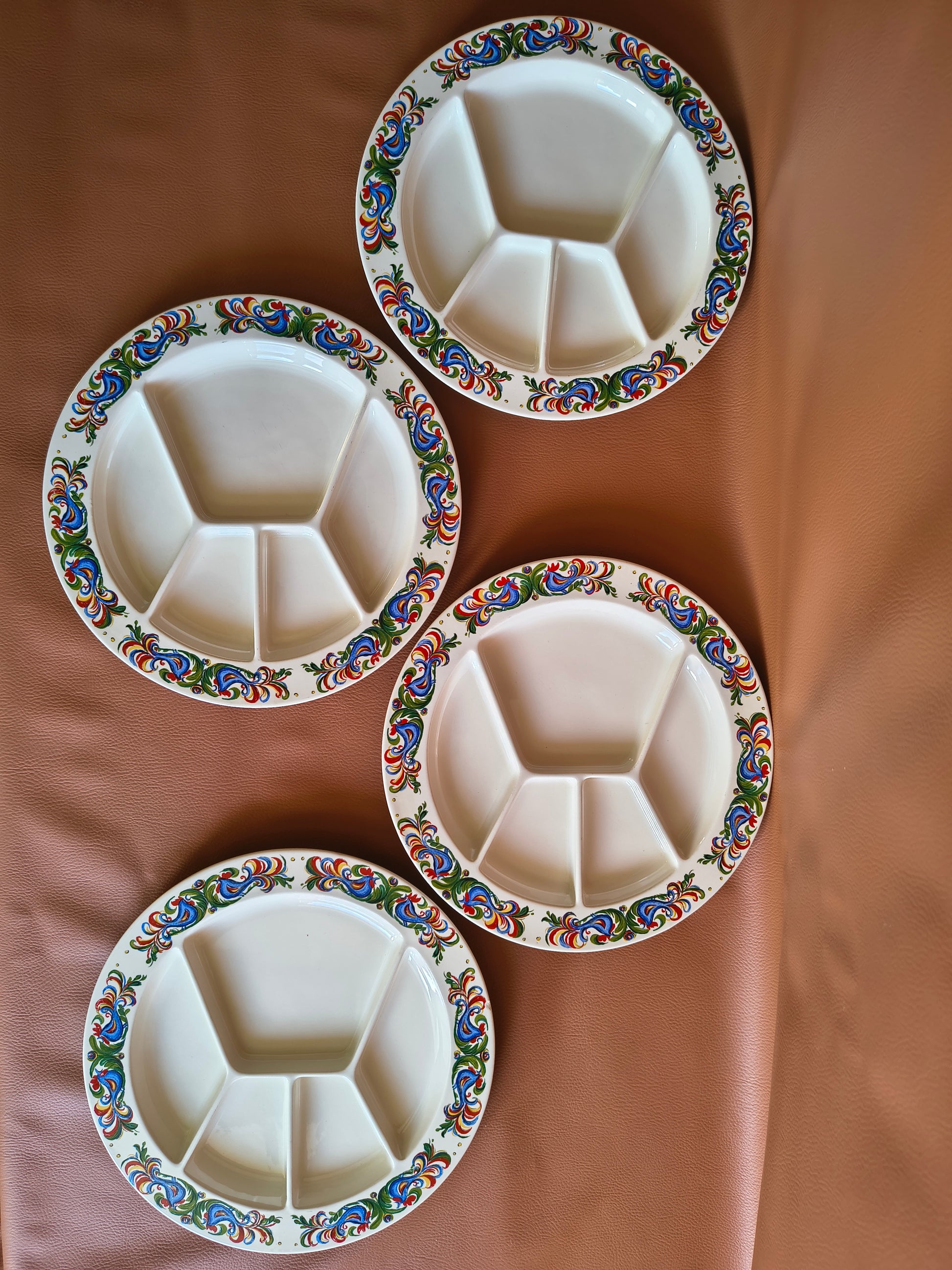 Assiettes à compartiments Villeroy & Boch Coq septfontaines