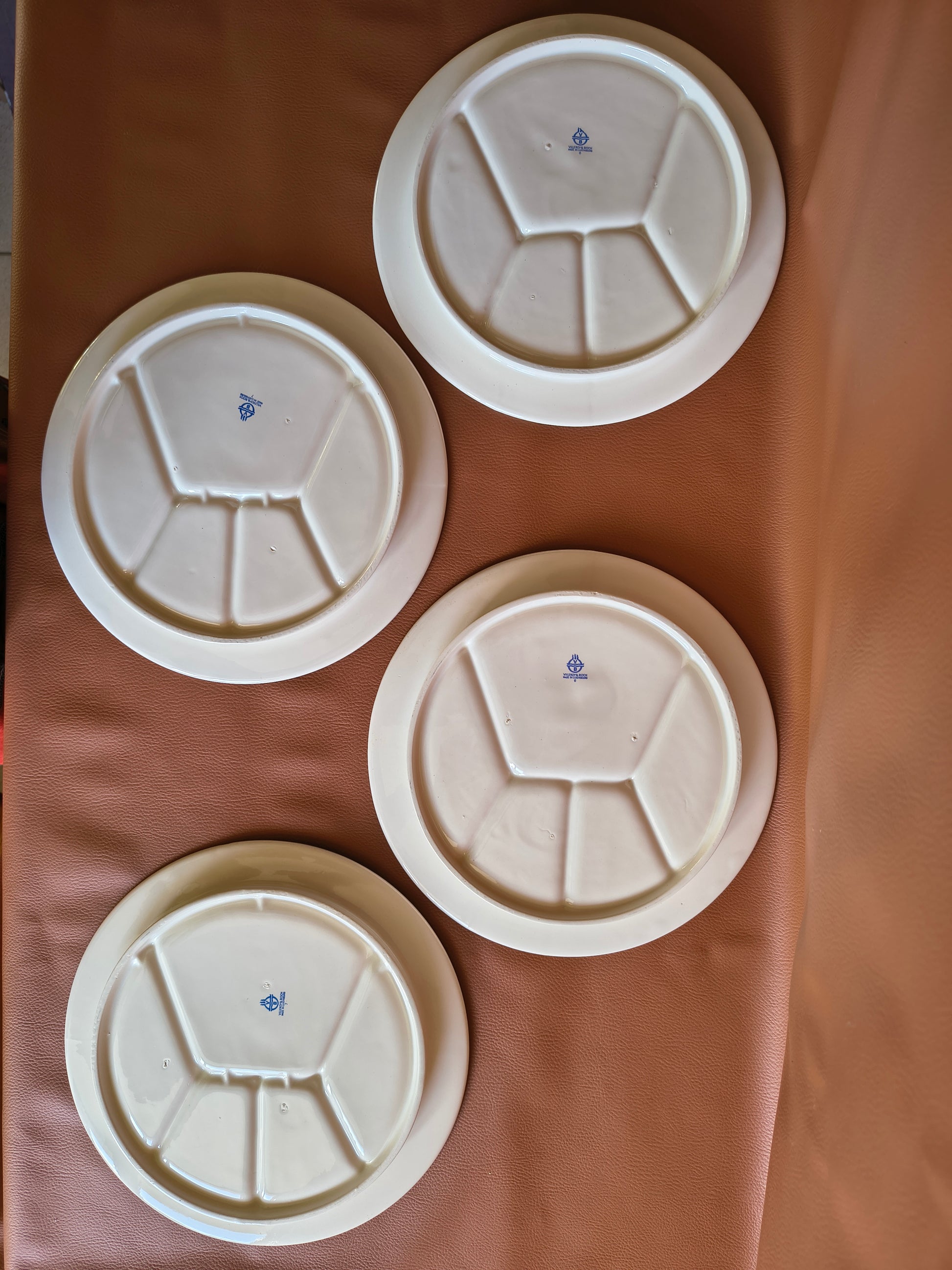 Assiettes à compartiments Villeroy & Boch Coq septfontaines