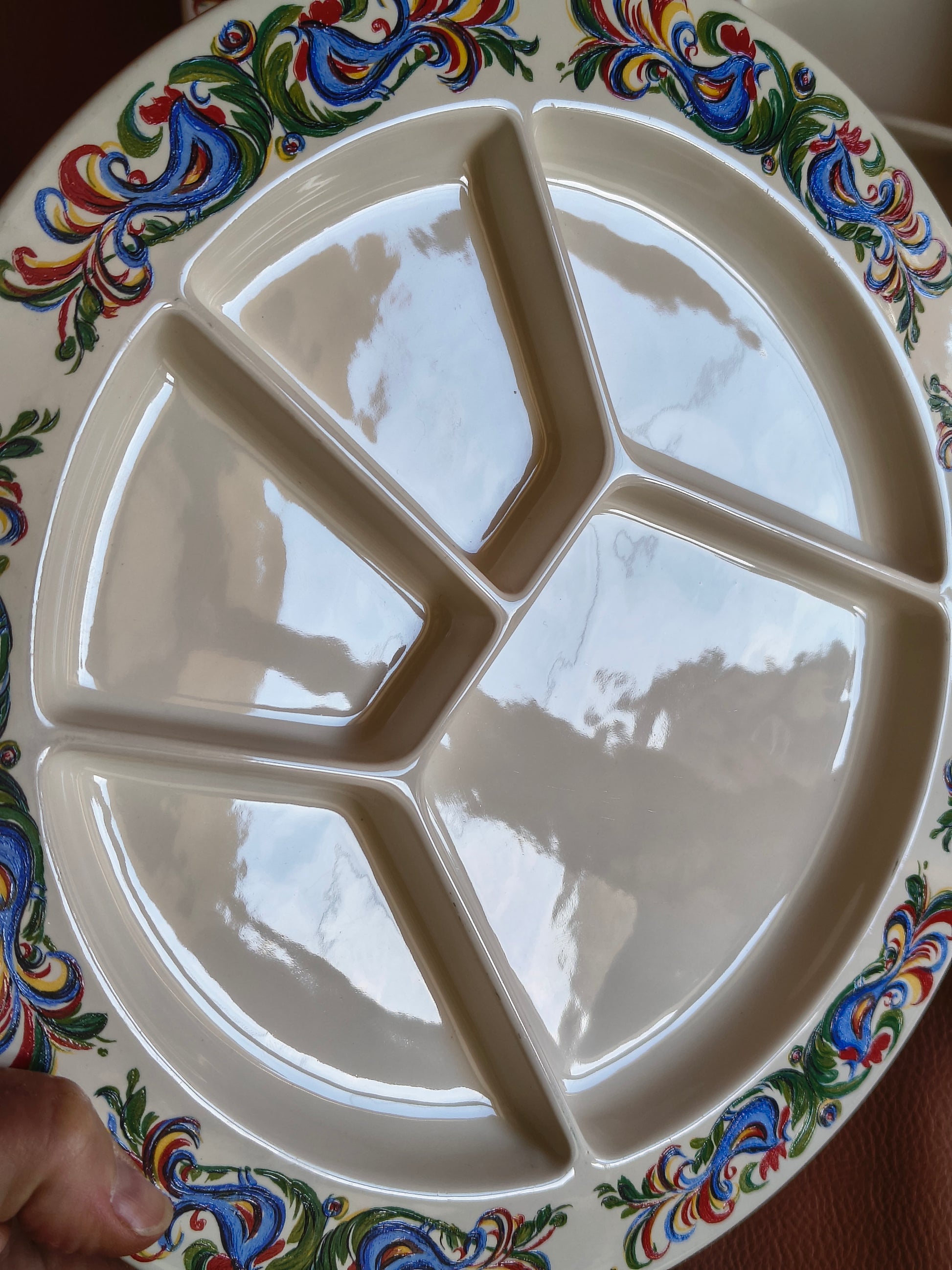 Assiettes à compartiments Villeroy & Boch Coq septfontaines