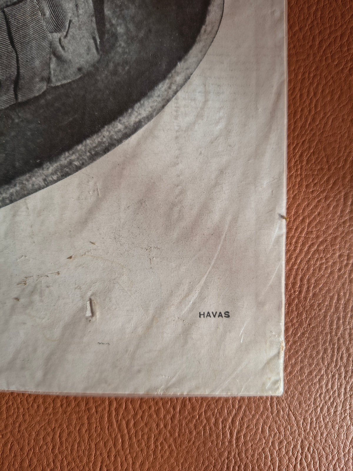 Affichette publicitaire Art Déco en carton chapeaux Fléchet