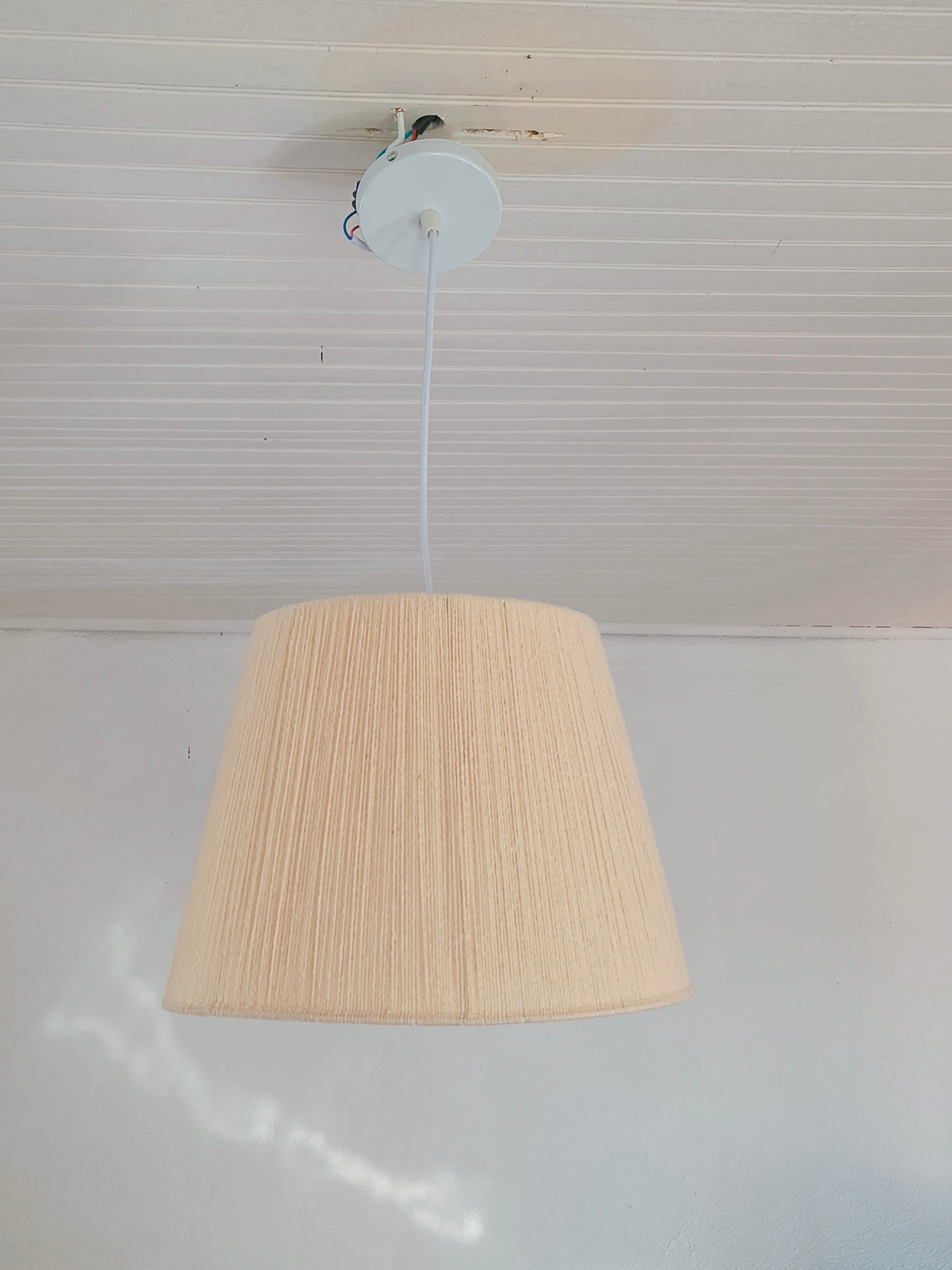 Suspension abat jour en laine