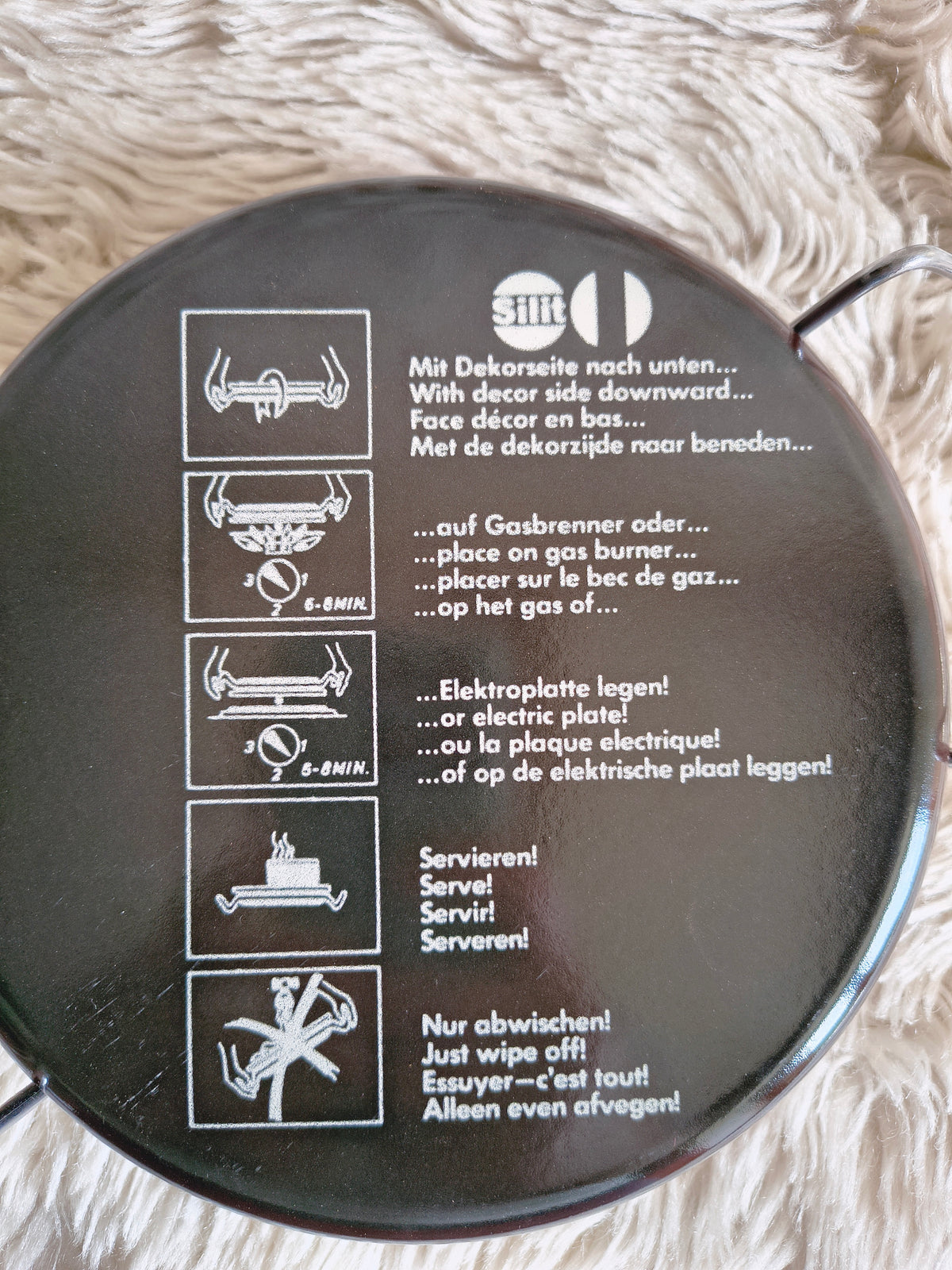 Dessous de plat chauffant low tech vintage 
