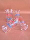Lot de 4 verres vintage Jok Mouss